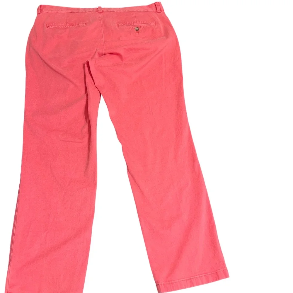 Vineyard‎ Vines Breaker Pants Mens 35x30 Coral Pink Cotton Stretch Chinos